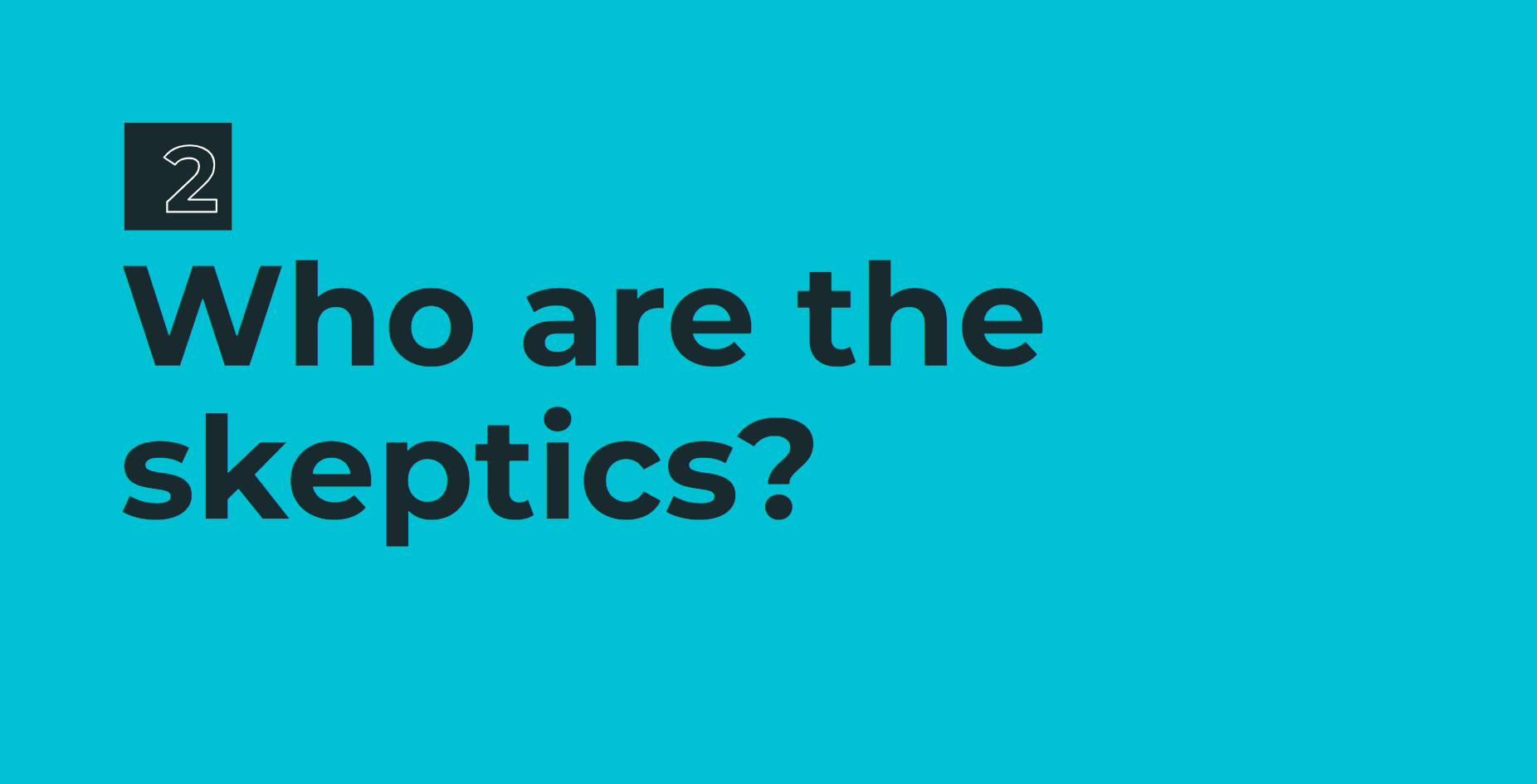 Metrics for skeptics