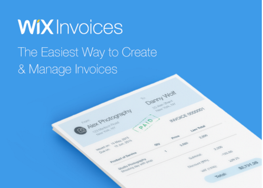 Easy invoicing